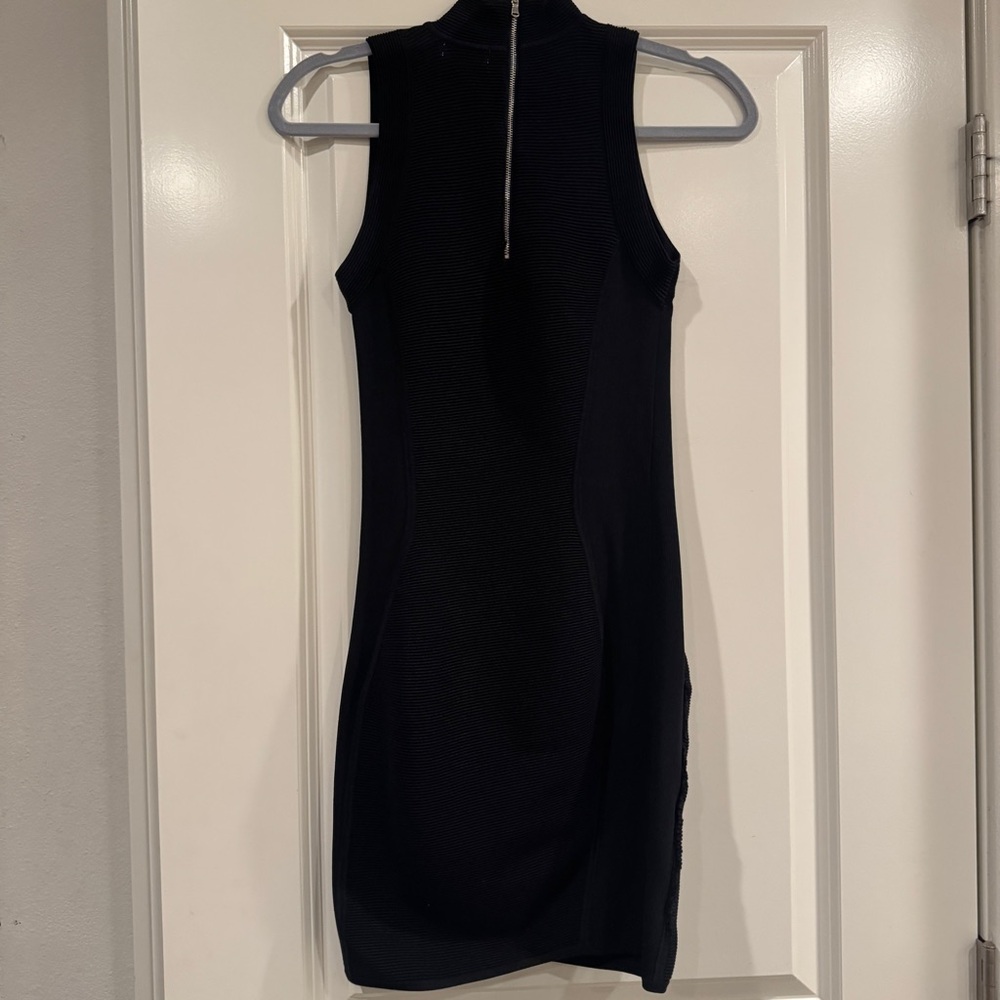 Parker Bodycon Dress Ribbed Knit 
Sleeveless Midi Black Women XS NEW NWOT